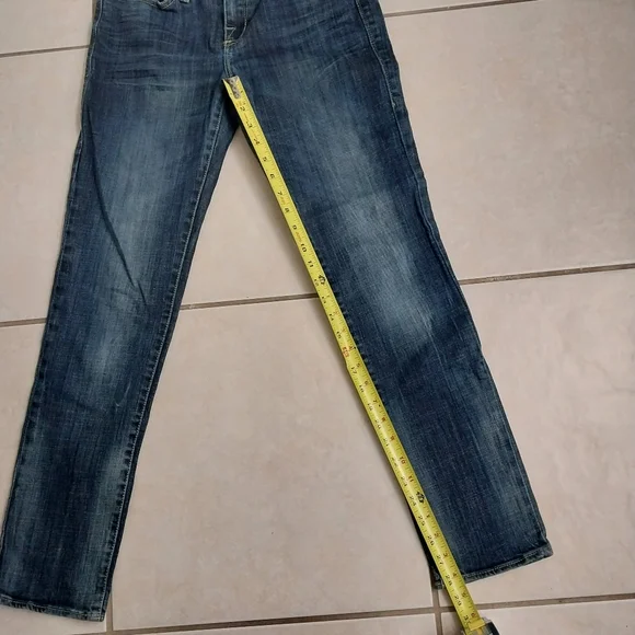 Rock & Republic Jeans Womens Berlin Low Rise Straight Dark Wash Denim sz 6p - Picture 8 of 13